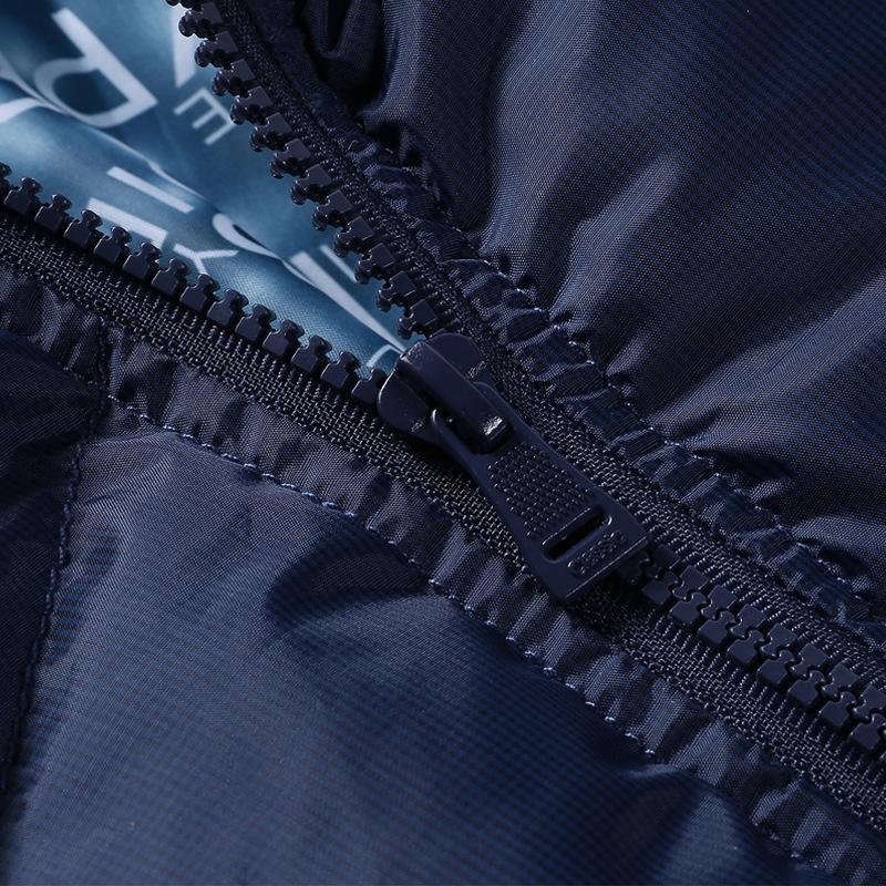 Модное мужское пуховое пальто с шапкой, зимняя теплая хлопковая куртка