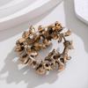 Colorful crystal brooch, vintage floral brooch for women.