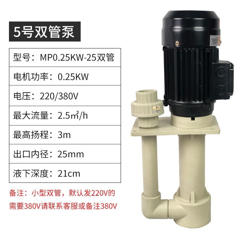 Вертикальный кислото- и щелочестойкий погружной насос для химических резервуаров, Антикоррозийный промышленный насос для скрубберов и башен сероочистки