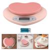 5kg Precision Pink Heart Shaped LCD Kitchen Scale Tare Function New Electronic