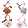 Pet Lovers Dog Keychain Stuffed Animals Dog Pendant Fashion Dog Plush Key Rings  DIY Accessories