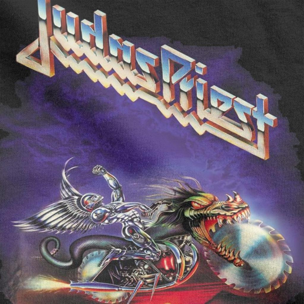 Футболки Judas Priest унисекс, женские хлопковые новые футболки с круглым вырезом, футболка Screaming Heavy Metal, одежда с короткими рукавами, 6XL, унисекс