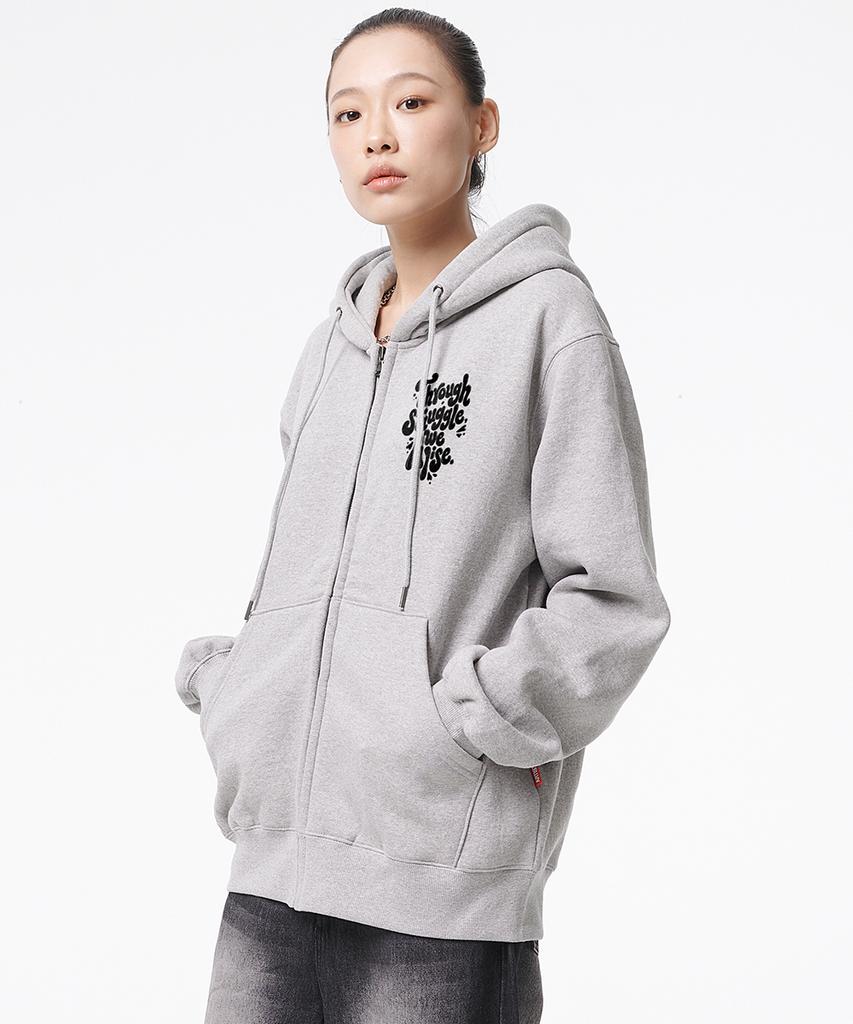 Худи на молнии с прорезью Artistwear [Atw] - 2 цвета