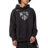 Nike NBA Brooklyn Nets Fleece Pullover Hoodie Black Men Streetwear DN8622-010