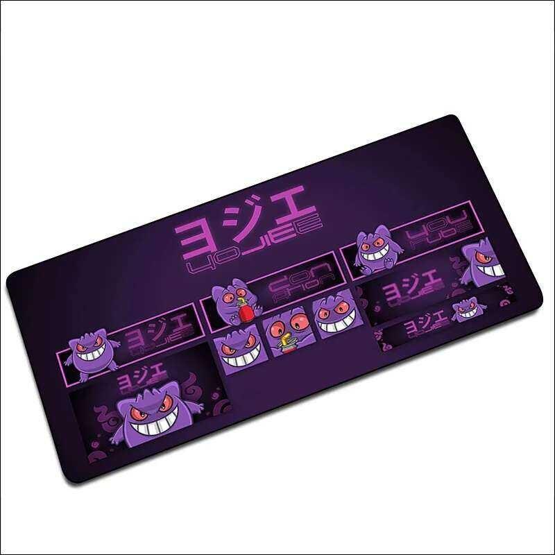 PPokemonsGGengars Mousepad Keyboard Extended Gaming Mouse Pad Office Accessories Large Desk Mat Anime Mouse Mats Cute Carpet