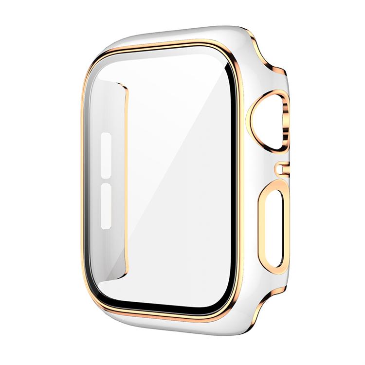 Чехол для Apple Watch 45мм 41мм 44мм 40мм 42мм аксессуары Защитное стекло для экрана iWatch series 9 7 8 5 6 SE 3 4