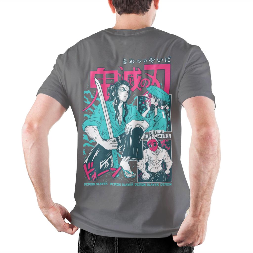 Amazing skilled swordsmith Demons Slayers TShirt Men Round Neck Cotton T Shirts Short Sleeve Tee Shirt Unique Clothes