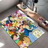 Colorful Anime Characters Carpet suitable as a non-slip mat for the living room or bedroom sofa