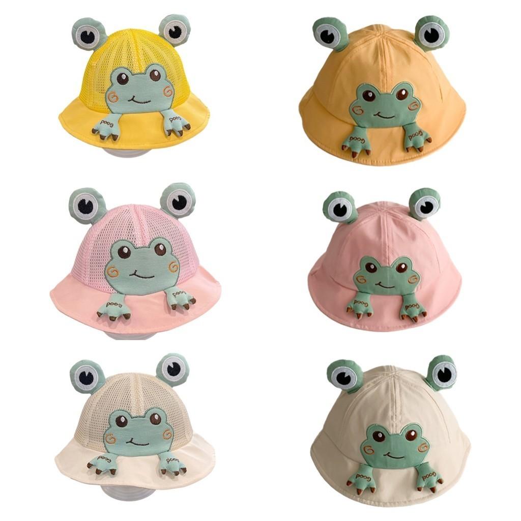 Очаровательная детская шапочка-бини с лягушкой для весны-лета для малышей и детей, кепка от солнца