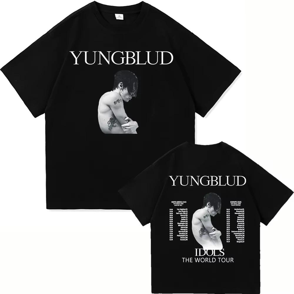Yungblud Idols 2025 World Tour Wings TShirt Unisex New Fashion Hip Hop Aesthetic High Quality Cool Women And Unisex Tshirt