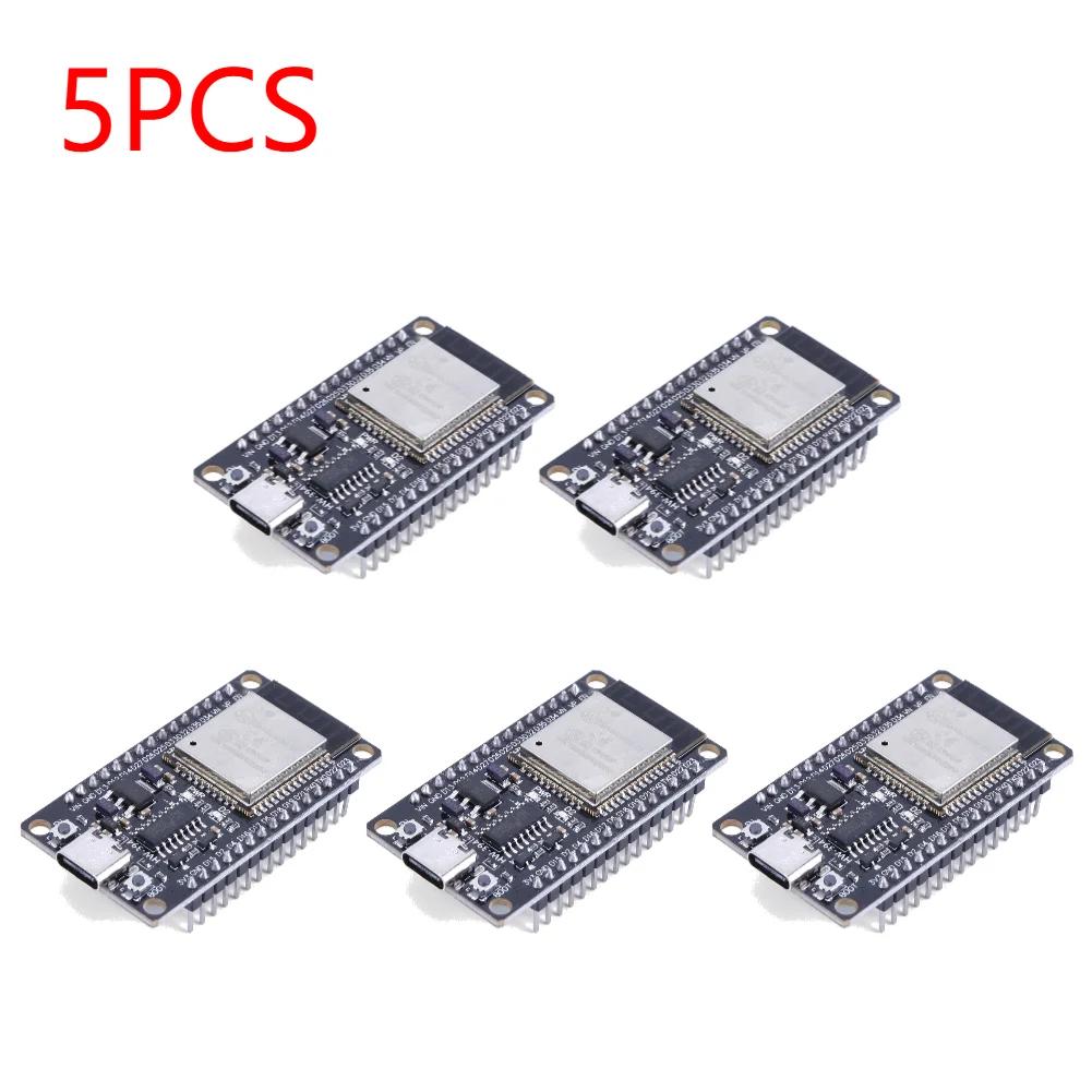 10-1pcs ESP32 WROOM-32 Development Board 5V TYPE-C CH340C WiFi+Bluetooth Power Consumption SPI Flash 32Mbits Wireless Module