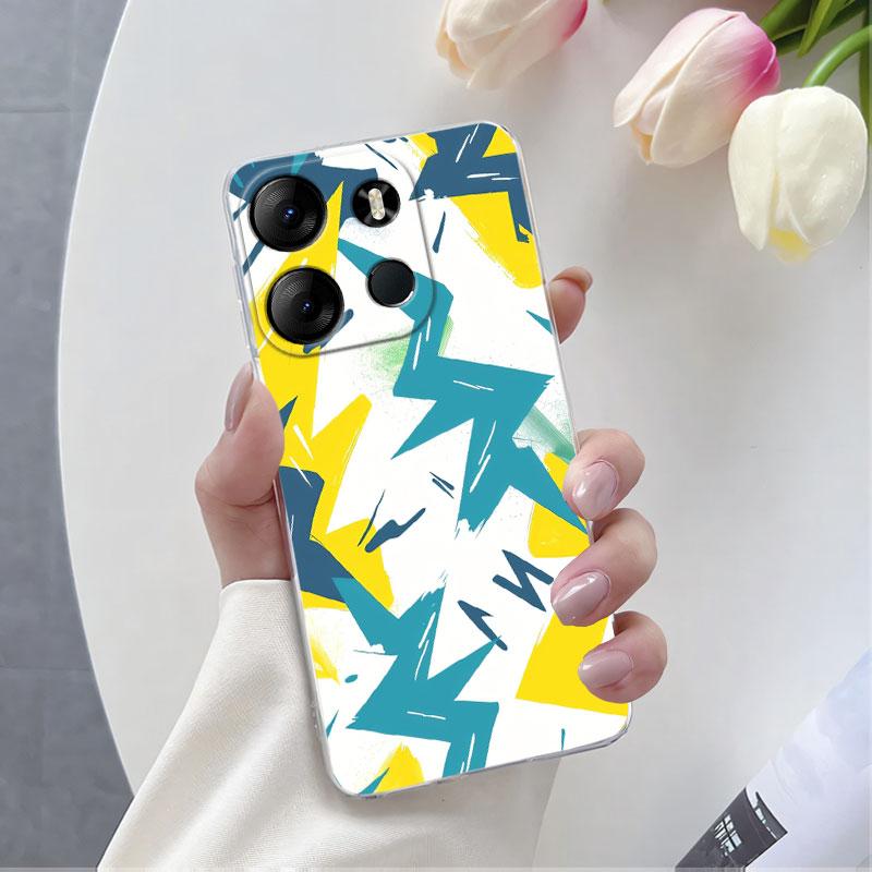 Чехол для Infinix Smart 7 Smart 6 HD Plus Роскошная Защитная Крышка Для Infinix Smart 5 Индия Мраморный Прозрачный Мягкий Силиконовый Чехол для Телефона