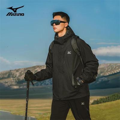 Mizuno Унисекс 3-в-1 Ветрозащитная Куртка для Активного Отдыха
