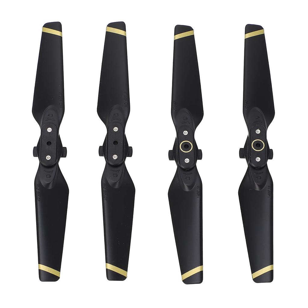 4PCS Drone Propeller ABS Quick Release 4730F Foldable Drone Propeller Replacement for Spark Gold Decor