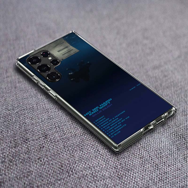 Ударь меня сильно и нежно B-BillieS Чехол для телефона Samsung Galaxy S24 S23 S21 S20 FE S22 S26 Ultra S25 Edge S10 Plus Прозрачный ТПУ