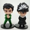 6 шт./Набор Аниме Фигурка YuYu Hakusho Юсуке Урамеши Курама Мимолетная Тень ПВХ Милый Q-версия Модель Детский Подарок Игрушки 9-11 см