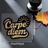 1 шт. Carpe Diem Наклейки на Автомобиль Водонепроницаемые для Окон DIY Мотоциклетный Обтекатель Топливный Бак Шлем Крыло Велосипед Универсальные Виниловые Наклейки
