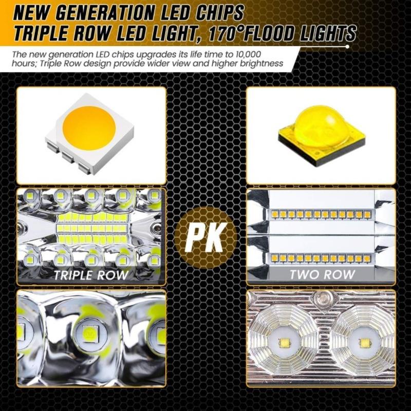 Мини прожектор 6-дюймов 288W для установки на авто мото водную технику