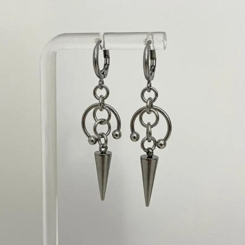 Gothic Vintage Barbed Cross Sword Earrings For Women Fashion Cool Punk Rock Party Jewelry Accessories Gift