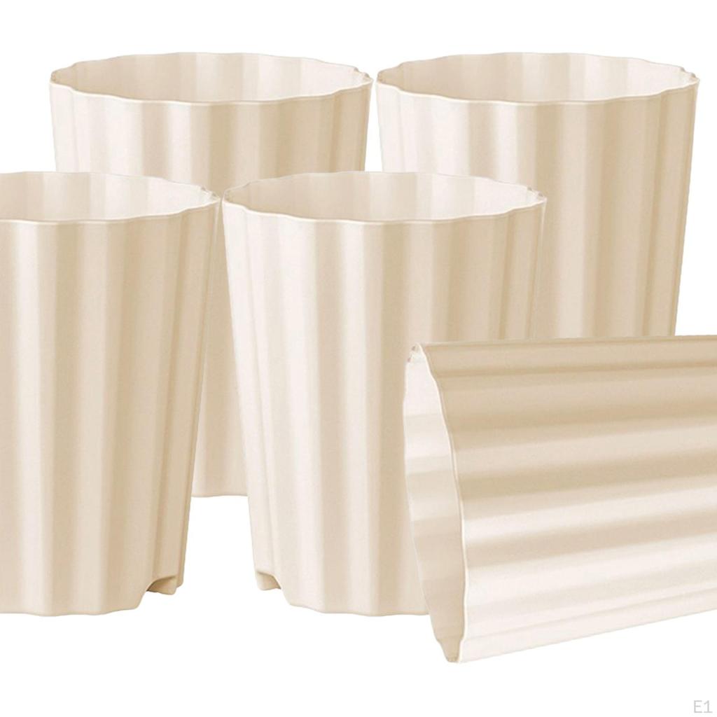 5 штук цветочных горшков 1,4 л Практичные контейнеры для домашнего декора Цветок для заднего двора Офис