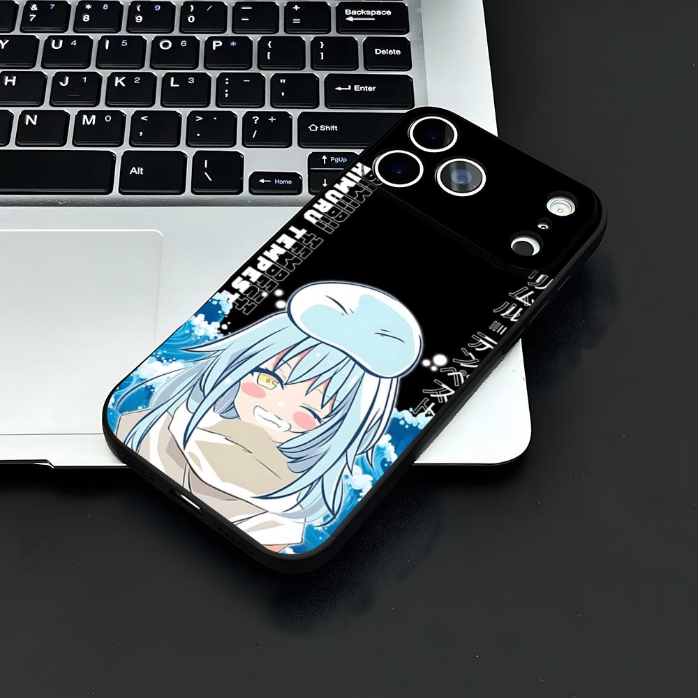 Чехол для телефона Rimuru Tempest T-Tensei Для IPhone 17 Air 16 E Pro Max 15 14 13 Mini 12 Pro 11 Max Plus Черный Мягкий Чехол