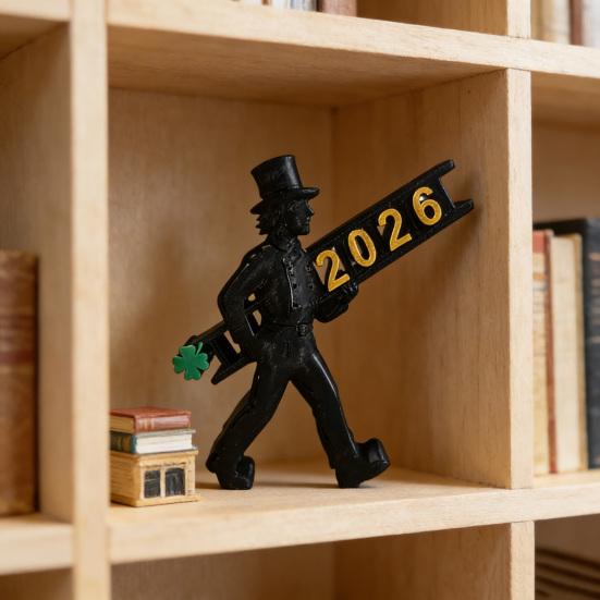 2026 Настольная табличка, напечатанная на 3D-принтере, С Новым годом, украшение для стола для вечеринки, настольный декор для полки, каминной полки, рабочего стола, многоярусного подноса