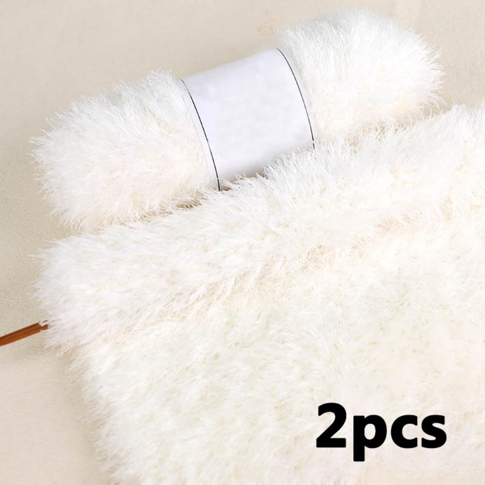 2шт пряжа мех шерстяная пряжа для вязания цветное плетеное волокно пряжи отлично подходит для пальто пижамы шарфы шапки одеяла и подушки