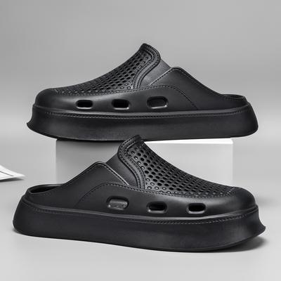 Обувь Hole Shoes Мужские повседневные нескользящие пляжные сандалии с толстой подошвой, дышащие, мужские тапочки-мешки