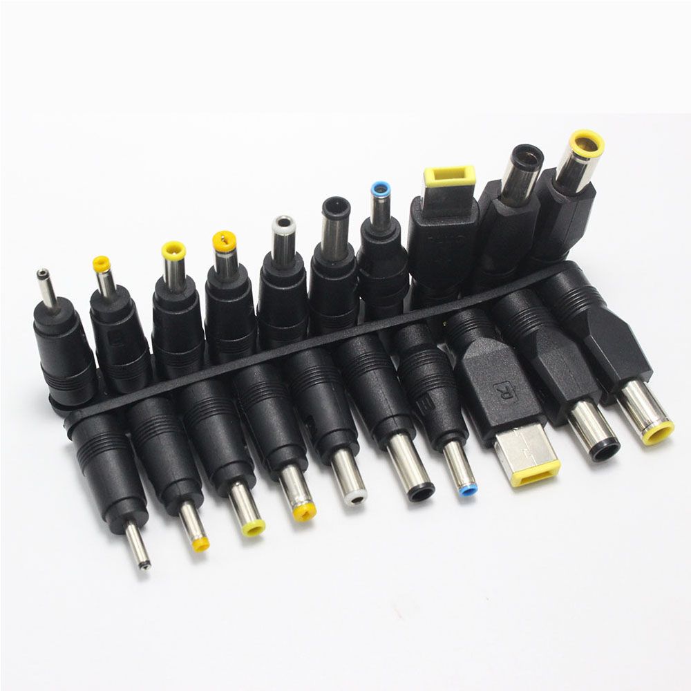 Power Tips To Multi-type Male DC Jack Laptop Adapter Connectors Converter Charger