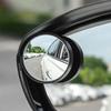 Автомобильное зеркало заднего вида для дождя, бровей, слепых зон, маленькое круглое зеркало, широкоугольное, 360 градусов, безрамное, вспомогательное парковочное зеркало