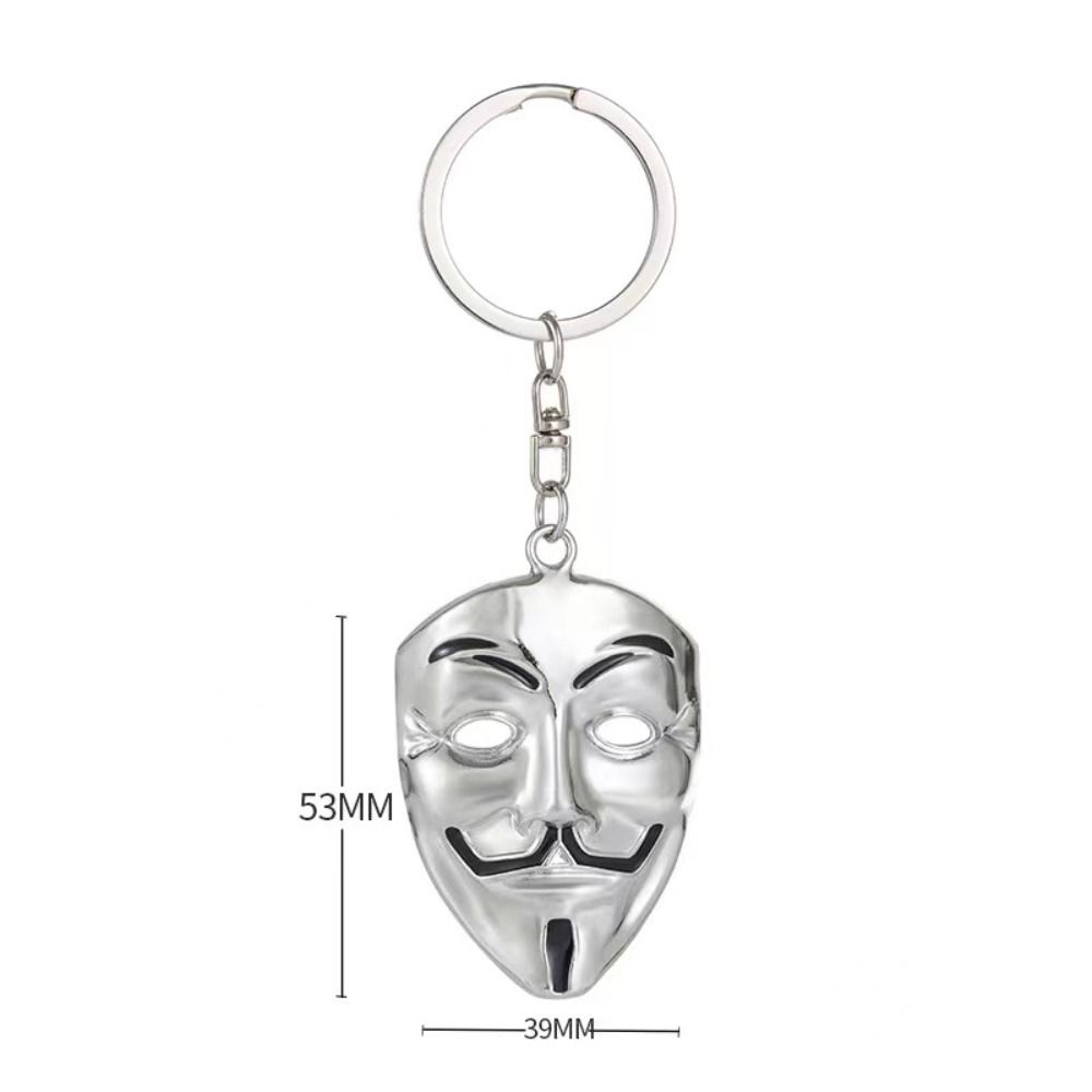 Маска Джокера Маска Брелок Аксессуар для ключей автомобиля Модный брелок с клоуном Женский