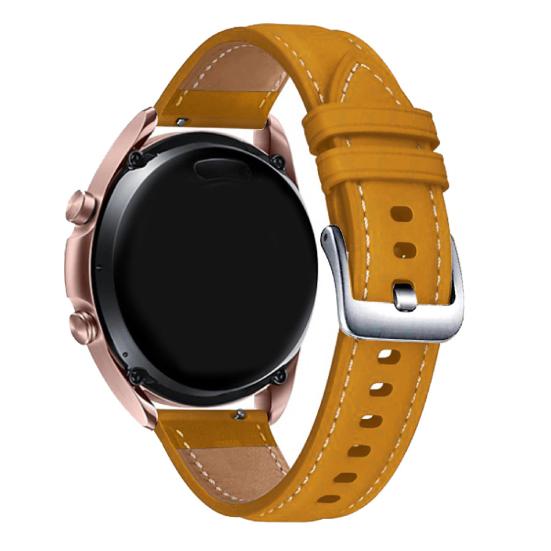 22mm Genuine Leather Replace Watchband Strap for Samsung for Huawei Watch GT2