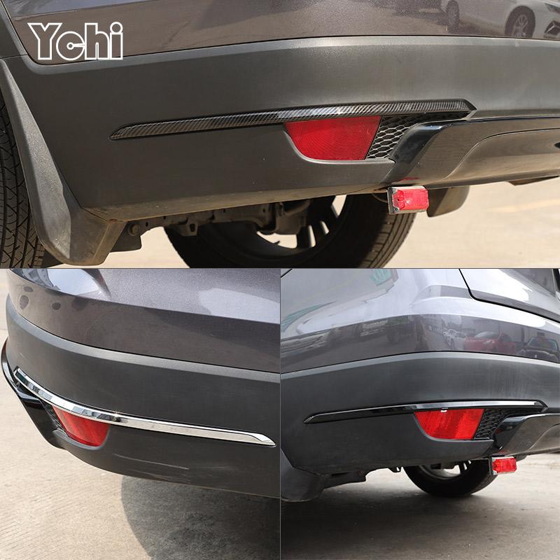 ABS carbon fibre/Silver Car Front Bumper Side Air Intake Trim Strip Sticker For Honda Pilot 2015-2025 Car exterior Accessories