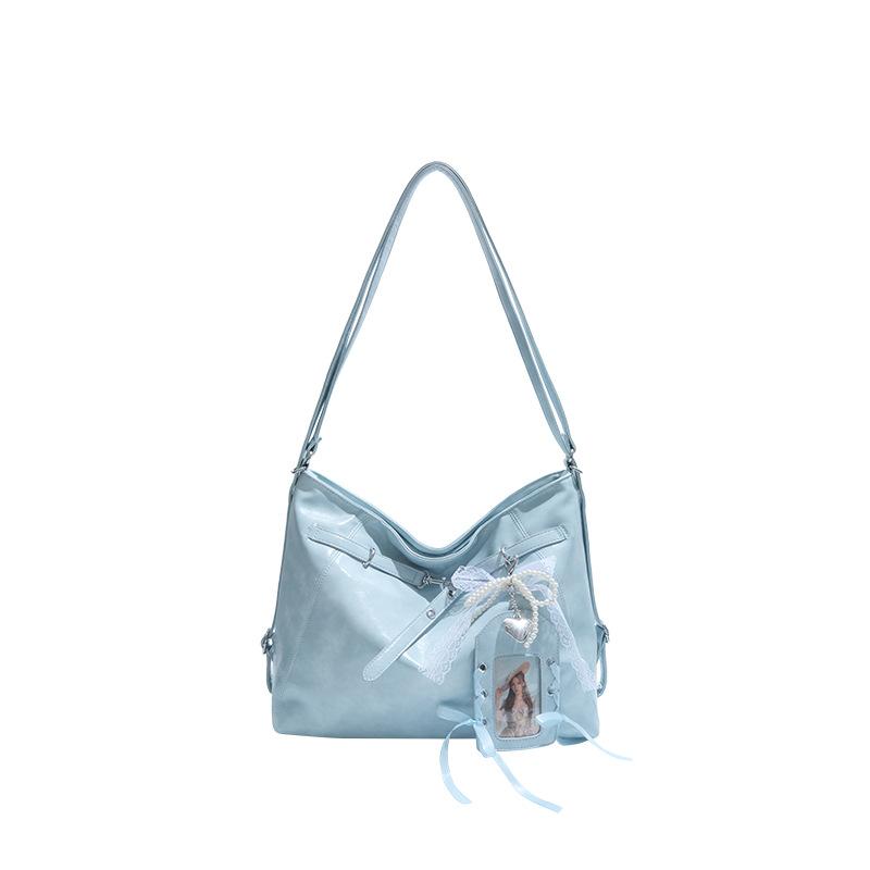 Повседневная большая вместительная сумка-тоут на одно плечо, универсальная для поездок на работу и различных способов ношения