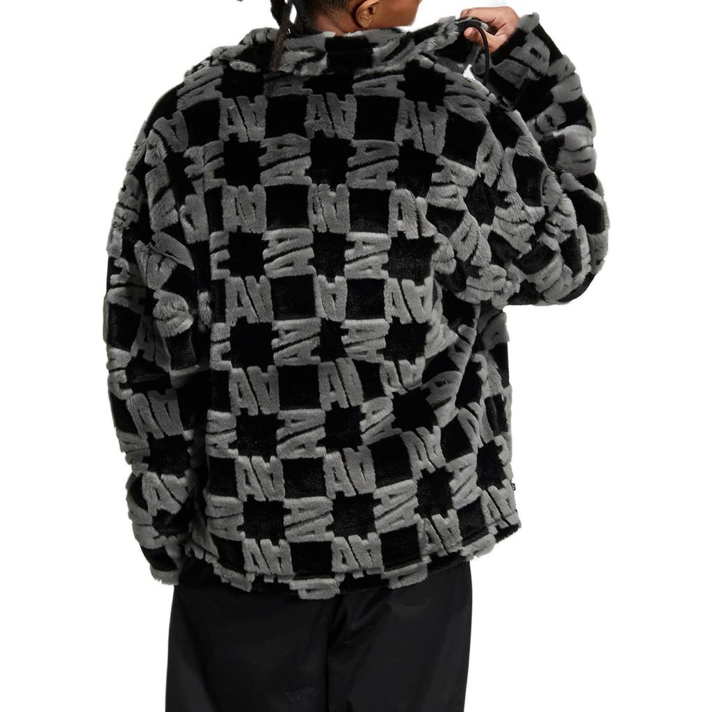 Adidas Originals Fw22 Флисовая куртка на молнии с логотипом по всей поверхности Куртки унисекс Черный HR3453