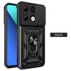 Slide Camera Armor Funda for Redmi Note 13 4G Case Ring Stand Protect Phone Cover for Xiaomi Redmi Note 13 4G Capa