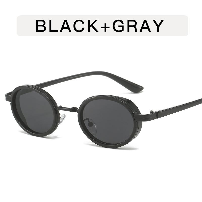 High Quality Women's Sunglasses Oval Shape Trendy Stylish Women Sun Glasses Steampunk Style UV Protection Female Sun Glass