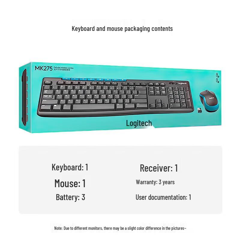 Logitech Беспроводной комплект клавиатуры и мыши MK275
