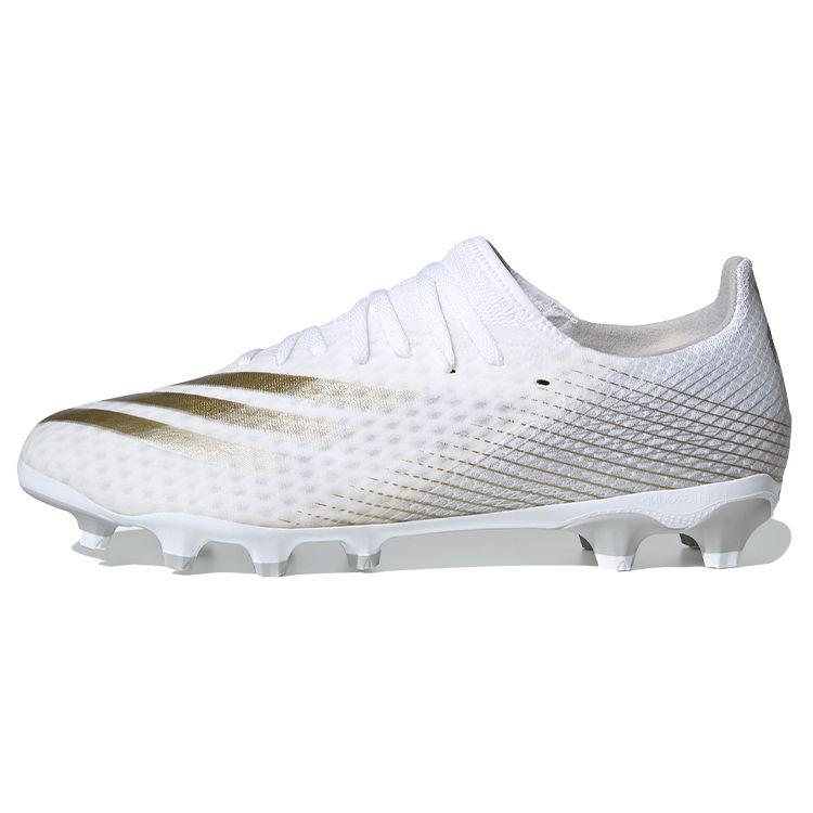 Adidas X Ghosted 3 Round Toe Lace-Up MG (Rubber Short Studs) Artificial Grass Ultra-Fiber Non-Slip Wear-Resistant Soccer Shoes Men Soccer Shoes FW3543