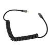 USB C to USB C Cable PD100W Fast Charging USB3.2 20Gbps 20V5A 8K 60hz Sound Video Stretchable Spring Spiral Cable