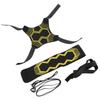 Soccer Throw Trainer Football Training Belt Soccer Skills Practice Equipment Aid for Volleyball Control Juggling Kicking Yellow