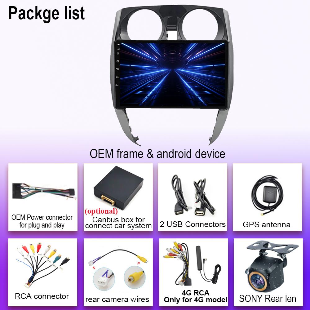 Android 14 автомобильный DVD для Nissan Note 2 E12 2012 - 2021 беспроводной Carplay авто радио стерео мультимедийный плеер GPS навигация без 2din