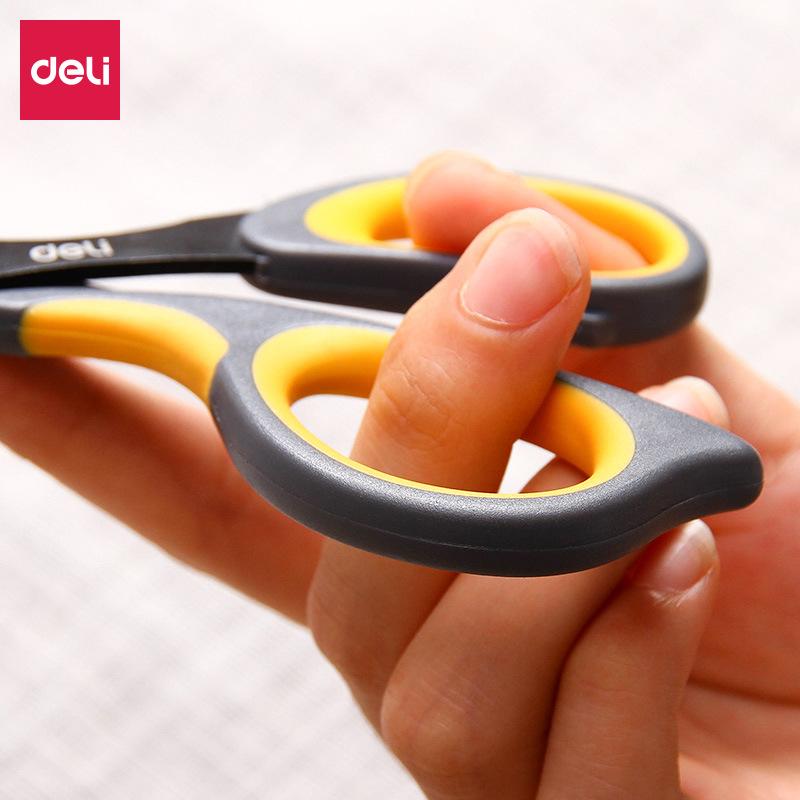 Deli 6027 77757 stainless steel large scissors household multi-functional office tailor's hand scissors tailor's scissors5