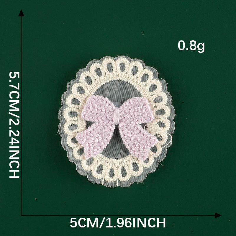 Оригинальная вышитая этикетка Аксессуары для волос Аксессуары Вишня Кружевная вышивка Наклейка DIY Нашивка Аксессуары для одежды Тканевая этикетка Тканевая наклейка