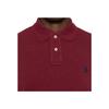 Polo Ralph Lauren Однотонная рубашка поло с вышивкой пони, с коротким рукавом, мужская, бордовый 710680784-400