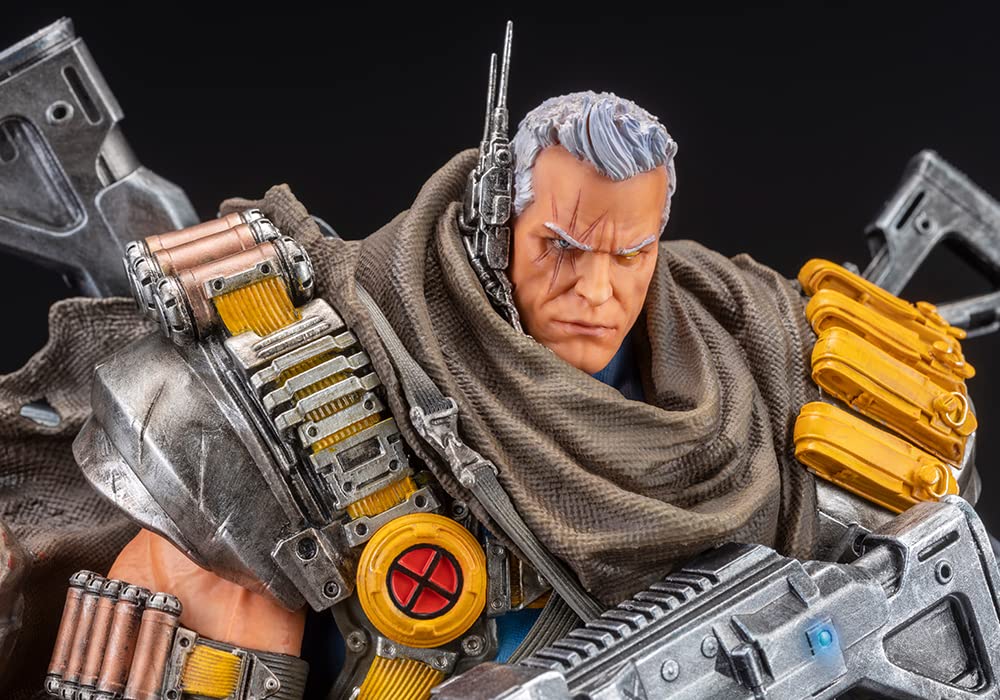 MARVEL UNIVERSE Cable FINE ART STATUE Signature Series Kucharek Brothers Scale Cold Cast Finished Figure MK363 Feat. 1/6