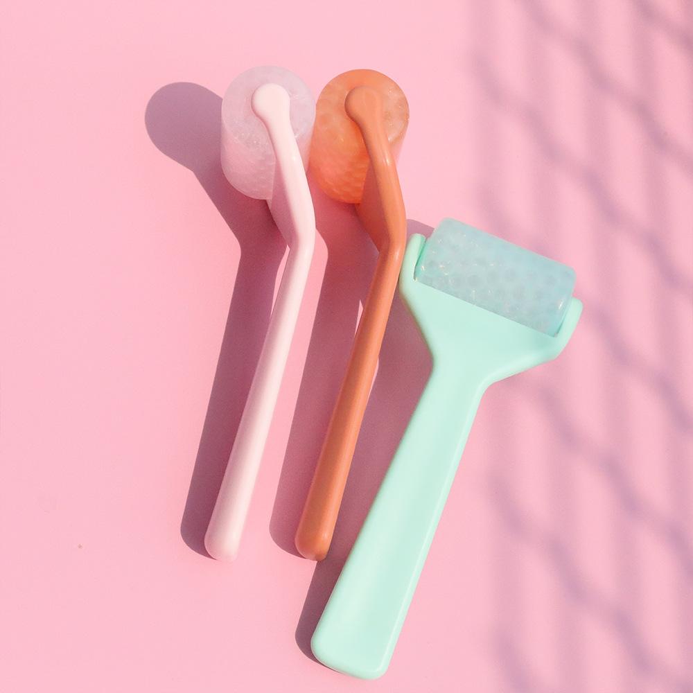 Гель для лица Массажер с ледяным роликом Подтяжка кожи Косметический прибор Массаж лица Ледяной ролик Обезболивание Уход за кожей лица Косметические инструменты