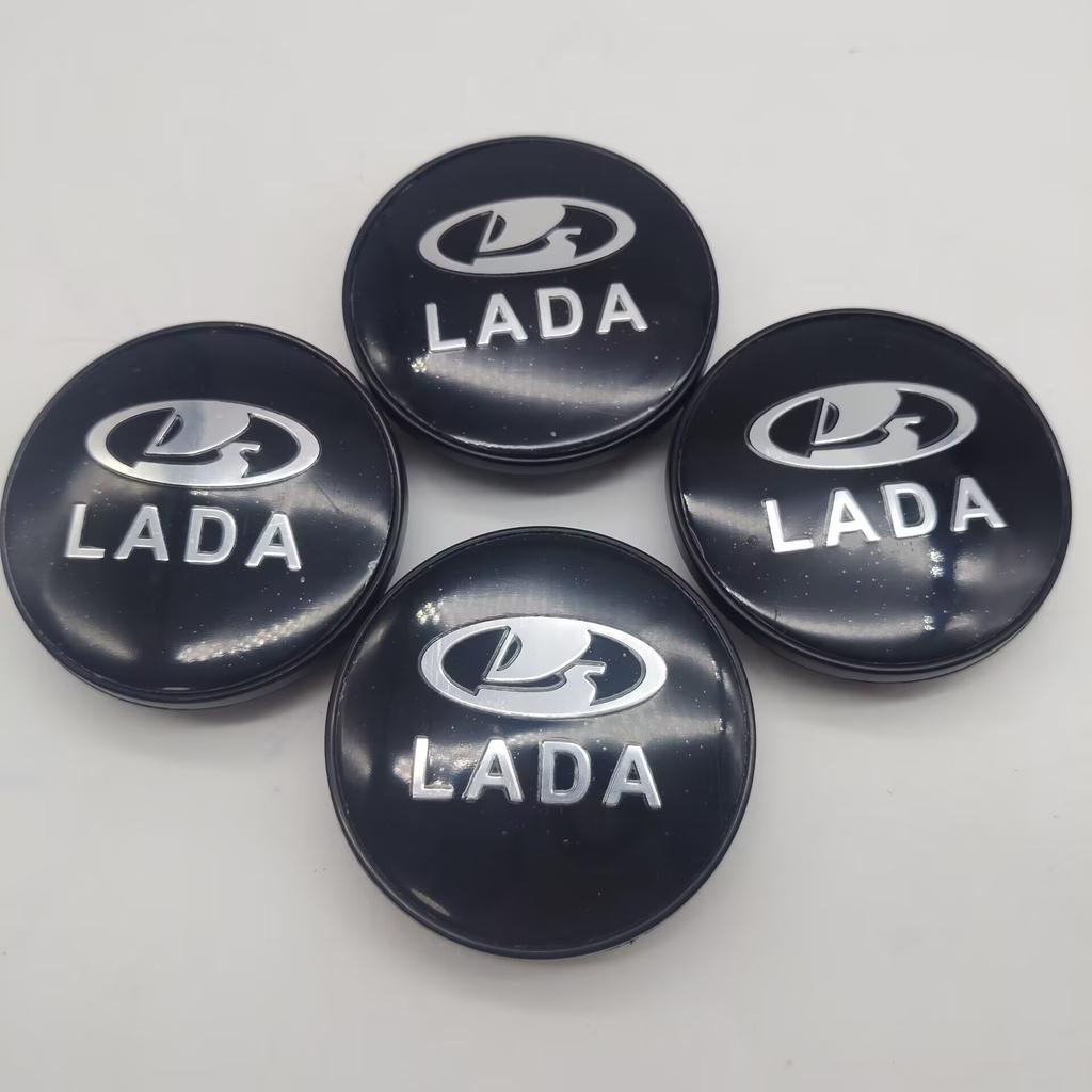4Pcs Lada Wheel Center Cap 69mm 56mm(ID) Rim Cover Hub Cap Wheel Hubcap LADA Emblem Car Styling Accessories