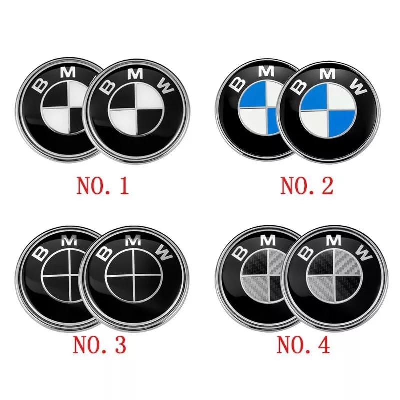 2pcs/set 82mm or 74mm for BMW X1 X3x30f34f36 car hood badge ABS badge accessories for car trunk.2 stuck feet