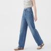 Джинсы DKNY Summer с высокой талией, широкими штанинами и свободным кроем